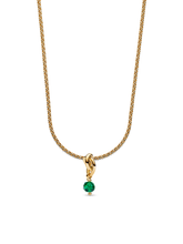 May Eternity Circle Dangle Charm Necklace Set