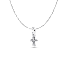 Mini Cross Charm Necklace Set