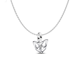 Mini Butterfly Charm Necklace Set