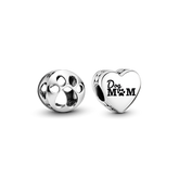 Dog Mom Charm Duo