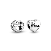 Cat Mom Charm Duo