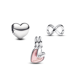 Mom Infinty Love Charm Trio