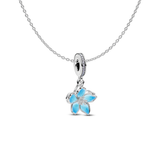 Cherry Blossom Charm Necklace Set