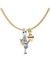 Heart Mini Dangle Charm Necklace