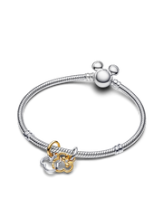 Mickey Mouse and Minnie Mouse Splittable Dangle Charm Bracelet Set
