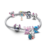 Disney x Pandora Lilo and Stitch Full Collection Charm Bracelet