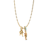 Seahorse and Starfish Charm Necklace