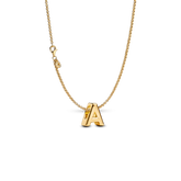 Letter A Charm Necklace