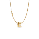 Letter E Charm Necklace