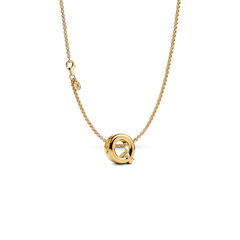 Letter Q Charm Necklace