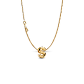 Letter S Charm Necklace