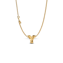 Letter Y Charm Necklace