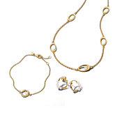 Simple Pearl jewelry set