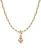Sophia’s Anchor Charm Necklace Set - 14k Gold-plated unique metal blend