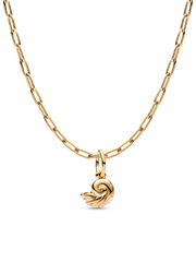 Yoonchae’s Shell Charm Necklace Set - 14k Gold-plated unique metal blend