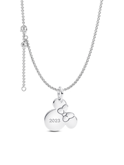 Engravable Minnie Mouse Necklace Set