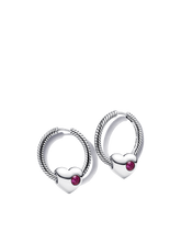 October Charm Earring Set