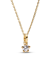 Pandora Talisman Lab-grown Diamond Star Pendant Necklace 0.25 carat tw 14k Gold