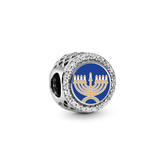 FINAL SALE - Love and Light Menorah Charm