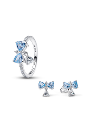 Bridgerton Blue Bow Jewelry Set
