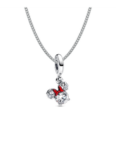 Minnie Mouse Holiday Dangle Charm Necklace Set