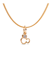 Mickey Mouse Silhouette Charm Necklace Set