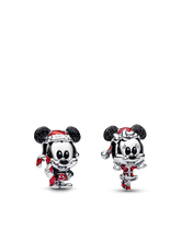 Disney Mickey and Minnie Christmas Charm Duo