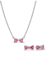 Wrapped In A Bow Necklace and Earring Set