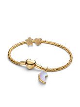 Crescent Charm Bracelet Set