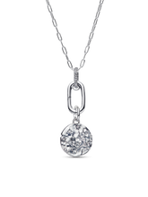 Cherry Blossom Medallion Charm Necklace Set