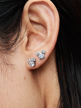 Disney Mickey Mouse & Minnie Mouse Sparkling Stud Earrings - Sterling silver