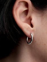 FINAL SALE - Pandora Moments 18 mm Charm Hoop Earrings - Sterling silver