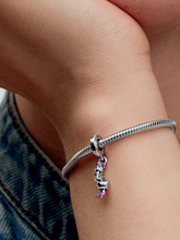 Disney Daisy Duck Dangle Charm - Sterling silver