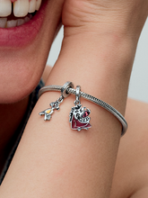 Disney The Lion King Timon & Pumbaa Splittable Dangle Charm - Sterling silver