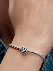 Openwork Elephant Charm - Sterling silver