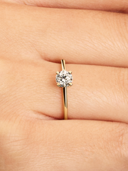 Pandora Era Lab-Grown Diamond Ring - 0.50 ct TW, 14k gold