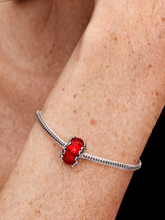 Christmas Magic Murano Glass Charm - Sterling silver