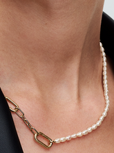 Pandora ME Slim Treated Freshwater Cultured Pearl Necklace - 14k gold plating