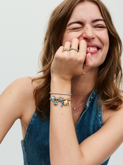 Sparkling Slider Tennis Bracelet - Sterling silver