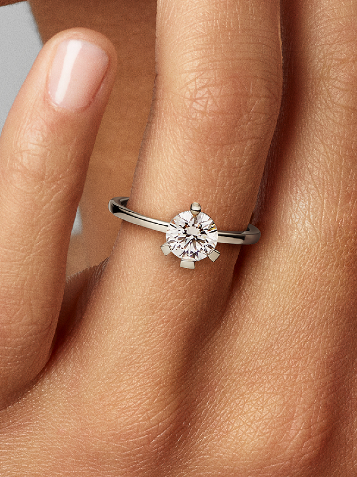 FINAL SALE - Pandora Nova 14k White Gold Lab-grown Diamond Ring - 1.00 ct TW, 14k white gold