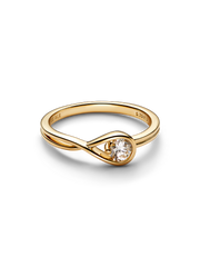Pandora Infinite 14k Gold Lab-grown Diamond Ring - 0.25 ct TW, 14k gold