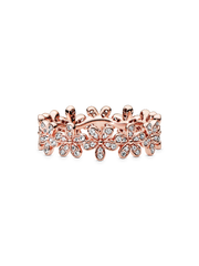 FINAL SALE - Daisy Flower Ring - 14k rose gold plating
