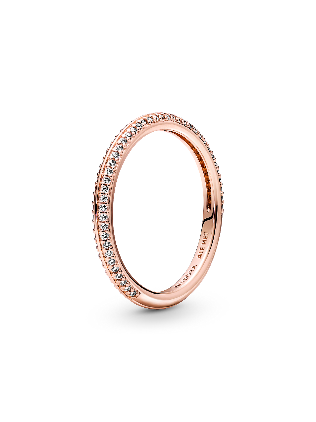 Pandora ME Pavé Ring - 14k rose gold plating