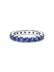 Sparkling Row Eternity Ring - Sterling silver