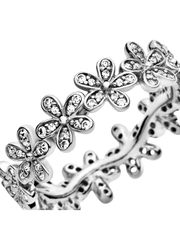 Daisy Flower Ring - Sterling silver