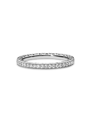 Sparkle & Hearts Ring - Sterling silver
