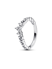 Regal Swirl Tiara Ring - Sterling silver