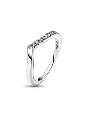 Pandora Timeless Wish Half Sparkling Ring - Sterling silver