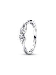Pandora Infinite Sterling Silver Double-Facing Lab-grown Diamond Ring - 0.30 ct TW, Sterling silver