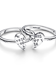 FINAL SALE - Stranger Things Friends Don't Lie Splittable Ring - Sterling silver